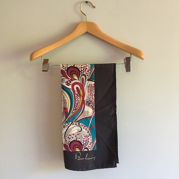 Burberry Accessories - FINAL SALE Authentic Burberry Silk Scarf